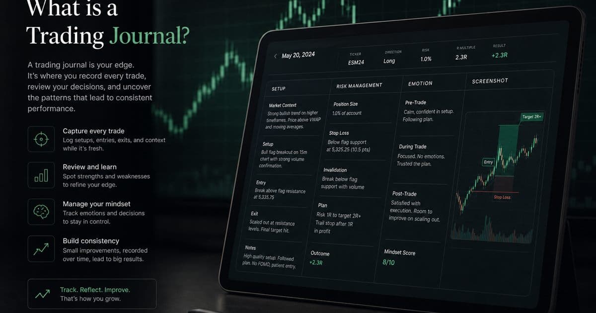 Structured trading journal basics